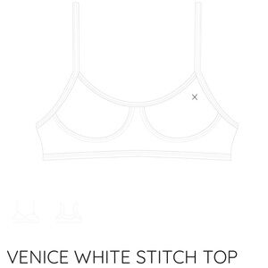 BoutineLA Stitch Top —Venice White SMALL